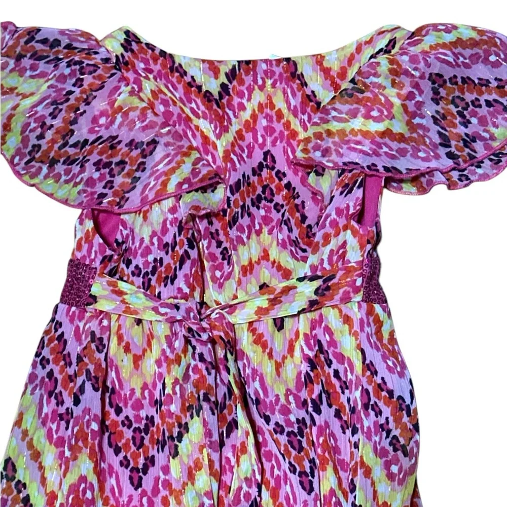Colorful Chevron Maxi Dress